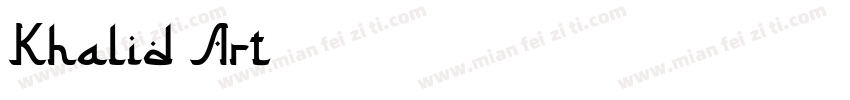 Khalid Art字体转换